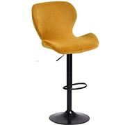 XGANGM Stretch Velvet Bar Stool Chair Cover with Back Set of 6/4/2 Curved Swivel Kitchen Pub Shell Chair Slipcovers Bar Stool Chair Protector Covers for Office Dining Chair,E,4PCS