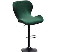 XGANGM Stretch Velvet Bar Stool Chair Cover with Back Set of 6/4/2 Curved Swivel Kitchen Pub Shell Chair Slipcovers Bar Stool Chair Protector Covers for Office Dining Chair,I,4PCS