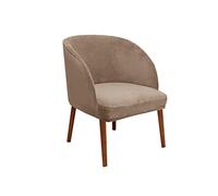 XGANGM Velvet Stretch Dining Room Chair Cover set of 4/6 Curved Round Back Swivel Dining Chair slipcover with Arms Mid Century Modern Accent Kitchen Wingback Chair Protector,Camel,Set of 1