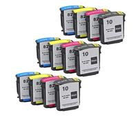 XGdEKA 1/2/3/4set Compatible With 10 82 Ink Cartridge For Printer Supplies Designjet 500 500ps 800 800ps Plotters 10 82 500 800 For Part Number 1G724-97012(FOR 10 82 3SET)