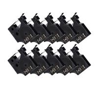 XGdEKA 10 Pack 45013 Compatible D1 Tape 45013 45010 45018 40913 43613 6 9 12mm Label Tape Compatible With LabelManager 160 280 210D Printer(10PK White on Black)
