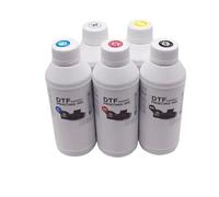XGdEKA 1000ML DTF Ink Compatible With Direct Transfer Film PET Film Works With Desktop And Large Format DTF Printers Available In BK C M Y WH Colors(Magenta-1000ML)