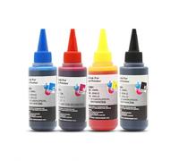 XGdEKA 100ML Dye Ink Refill Kit Compatible With MX722 MX922 MG6420 IX6820 MG5420 MG5422 MG5520 MG5522 Printers(1BK 1C 1M 1Y - 100ML)