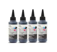 XGdEKA 100ML Dye Ink Refill Kit Compatible With MX722 MX922 MG6420 IX6820 MG5420 MG5422 MG5520 MG5522 Printers(4 black - 100ML)