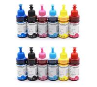 XGdEKA 100ML Sublimation Ink Compatible With WorkForce WF-2630 WF-2750 WF-2760 WF-2850 WF-2860 WF-3520 WF-3540 Printers Color Heat Transfer Ink For T-Shirts And Fabrics(2set)