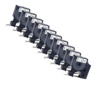 XGdEKA 10Pcs 12mm Black On White Label Tape Compatible With D1 45013 45016 45018 LabelManager 160 280 Printer