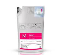 XGdEKA 1100ML T46C8 T46C2 T46C3 T46C4 Dye Sublimation Ink Pack Compatible With F6370 F9470 F9470H SC-F6370 SC-F9470 SC-F9470H Printers(T46C3-Magenta)