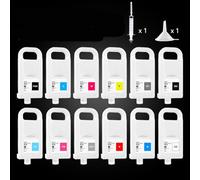 XGdEKA 12 Refillable Ink Cartridge Options PFI-1700 With Stable Chip Compatible With PRO-2000 PRO-4000s PRO-6000s PRO-6100 Printers PFI1700 Model(1 PC - PM)
