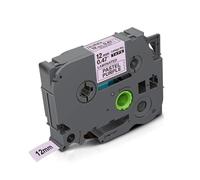 XGdEKA 12mm TZe White Label Tape TZ231 TZ Laminated Tape 231 TZ 231 131 Black On White Compatible With PT-H110 Label Maker(Black on Purple)