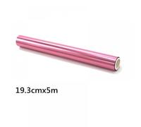 XGdEKA 19. 3cm X 5m Toner Reactive Foil For Laser Printer And Laminator Compatible Holographic Heat Transfer Paper DIY Craft Foil Tool 2022(Pink)