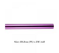 XGdEKA 19. 3cm X 5m Toner Reactive Foil For Laser Printer And Laminator Compatible Holographic Heat Transfer Paper DIY Craft Foil Tool 2022(Purple)