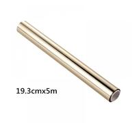XGdEKA 19. 3cm X 5m Toner Reactive Foil For Laser Printer And Laminator Compatible Holographic Heat Transfer Paper DIY Craft Foil Tool 2022(Light Gold)