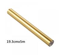 XGdEKA 19. 3cm X 5m Toner Reactive Foil For Laser Printer And Laminator Compatible Holographic Heat Transfer Paper DIY Craft Foil Tool 2022(Green Gold)