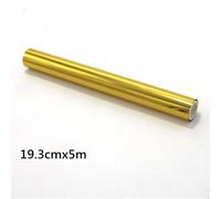 XGdEKA 19. 3cm X 5m Toner Reactive Foil For Laser Printer And Laminator Compatible Holographic Heat Transfer Paper DIY Craft Foil Tool 2022(Golden)