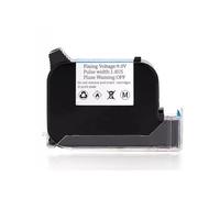 XGdEKA 1PCS Replacement Ink Cartridge For JS12 JS12M Handheld Printer 600DPI 12. 7mm Fast Dry Eco Solvent Ink Compatible With Thermal Inkjet Printers(White)