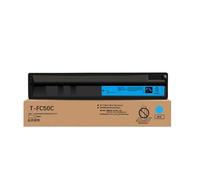 XGdEKA 1pcs T-FC50C FC50C Compatible Toner Cartridge For 2555C 3055C 3555C 4555C 5055C Printer Compatible Replacement Toner Cartridge Color(T-FC50C-500g-Cyan)