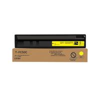 XGdEKA 1pcs T-FC50C FC50C Compatible Toner Cartridge For 2555C 3055C 3555C 4555C 5055C Printer Compatible Replacement Toner Cartridge Color(T-FC50C-500g-Yellow)