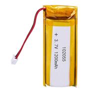 XGdEKA 2 5 10pcs 3. 7V 1200mAh 102055 LiPo With 2. 0mm JST Plug Compatible With Small Electronics DIY Projects And Portable Devices(10pcs no Connector)