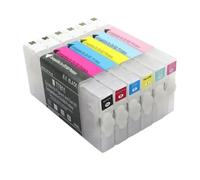 XGdEKA 200ml 6Colors 1Set Empty Refill Cartridges T7811 T7812 T7813 T7816 Compatible With Frontier-s DX100 DX-100 Printer And Similar Models