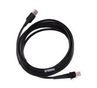 XGdEKA 2pcs 3M Straight USB Compatible With Datalogic D100 GD4130 QD2130 GD4430 QW2120 QD2100 Series Barcode Scanners Replacement Power Cord