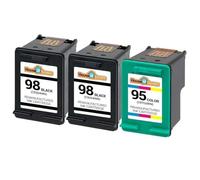 XGdEKA 3 Pack Compatible Ink Cartridges 95 And 98 For Deskjet Officejet Photosmart Printers