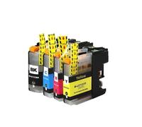 XGdEKA 4/5pk LC123 123 LC123XL Ink Cartridge Compatible With MFC-J650DW MFC-J6720DW MFC-J6520DW DCP-J4110DW DCP-J132W Printers(1set 4PCS)
