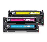 XGdEKA 4 Color CF380X 381X 312a Compatible Toner Cartridge Works With Pro MFP M476dw M476dn M476nw Printers 4. 4K-3. 6K Page Yield Includes Chip