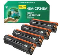 XGdEKA 4 Pack CF248A 48A Toner Cartridge Replacement Works With Pro M15W M16 M28w M28a M29w M31w Printers