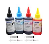XGdEKA 4 X 100ML Universal Refill Dye Ink Replacement Compatible With Multiple Printer Models