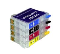 XGdEKA 4Colors Empty Refill Ink Cartridge With Chip MUG MUGBK MUGCMUGM MUGY EW052A 452A Compatible With EW052A EW452A Printer Replacement For Printer Ink Cartridge(WITH ARC CHIP)