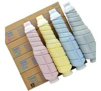 XGdEKA 4PC TN612 Compatible Toner Cartridge Set For Copier Models C6501 C5501 C5001 Printer Powder Supply