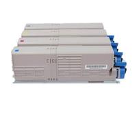 XGdEKA 4Pcs 10K C824 C834 C844 Compatible Toner Cartridge Replacement For Okidata C824N C824DN C834NW C834DNW C844DNW C835DNW Printer Toner(46861301 02 03 04)