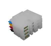 XGdEKA 4Pcs Empty Refillable Ink Cartridge With Chip Compatible With - SG500 SG1000 Printer No Limitation