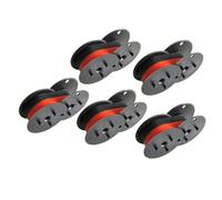 XGdEKA 5 To 10 Pack Typewriter Ribbon Compatible With Olympia GR24BR Double Pack DIN 2103 DIN 32755 Black And Red 12.7mm X 5.5m(5 Pcs)