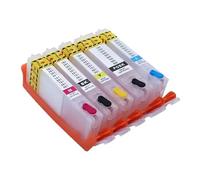 XGdEKA 5pcs Empty Ink Cartridge With ARC Chips Compatible With TS6150 TS8150 TS9150 TR7550 TS8250 TS705 TS8350 TS6350 Printers Replacement For PGI 580 CLI 581 Ink Cartridges(5color 1set)