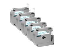 XGdEKA 5Pcs MK-231 M-K231 MK231 MK-131 MK Tape Adhesive Label Compatible With Label Printer PT-70 PT-80(5PK Blue on White)