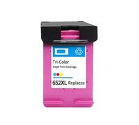 XGdEKA 652XL Ink Cartridge Replacement Compatible With 652 652 XL Works With - 1115 1118 2135 2136 3635 3636 3835 4535 Printers(1 Color)