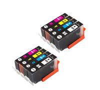 XGdEKA 655 Ink Cartridge Compatible With Printer Supplies 655 655xl Fits For Use With - Ink Advantage 3525 4615 4625 5525 6520 6525 Inkjet Printer(2 SETS(8 PCS))