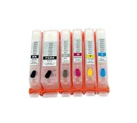 XGdEKA 6Color PGI-250 CLI-251 Ink Cartridge Refill With Chip Compatible For MG6320 MG7120 MG7520 IP8720 Printers Works With Select Inkjet Printer Models