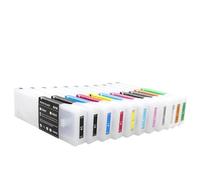 XGdEKA 700ML Refillable Empty Ink Cartridge T8041 T8042 T8043 T8044 T8045 T8046 T8047 T8048 T8049 T804A Compatible With P6000 P7000 P8000 P9000 Series Printers Europe Version(11color)