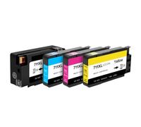 XGdEKA 711XL 711 Ink Cartridge Replacement With Ink Works With DesignJet T120 T520 Printers Compatible Alternative(BK C M Y)