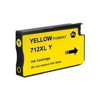 XGdEKA 712 712XL Ink Cartridge Replacement With Stable Chip Compatible For DesignJet T230 T210 T250 T630 T650 Printers(Yellow)