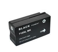 XGdEKA 712 712XL Ink Cartridge Replacement With Stable Chip Compatible For DesignJet T230 T210 T250 T630 T650 Printers(Black)