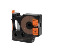 XGdEKA 9mm 12mm 19mm 24mm 18431 18443 18432 18444 18433 18445 1805431 Compatible Labels For Printer Models 4200 5000 5200 6000(Black on Orange)