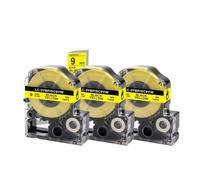 XGdEKA Black On Yellow Label Ribbon Compatible With King Printer Models 3k And SC9YW Printer Label Ribbon