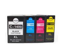 XGdEKA Compatible 4Color PGI1400 PGI-1400XL Ink Cartridge Works With MAXIFY MB2040 MB2340 MB2140 MB2740 Printers PGI-1400 1400(1 Set)