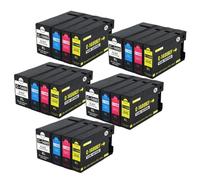 XGdEKA Compatible 4Color PGI1400 PGI-1400XL Ink Cartridge Works With MAXIFY MB2040 MB2340 MB2140 MB2740 Printers PGI-1400 1400(5 Set)
