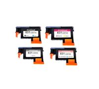 XGdEKA Compatible 831 Printhead For Latex 310 330 360 Printers Works With CZ677A CZ678A CZ679A CZ680A Models(1KC 1MY 1LCLM 1OP)