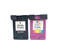 XGdEKA Compatible Ink Cartridge 63XL For Deskjet 1110 1115 2130 2135 3630 3830 And OfficeJet 4650 4520 Printers Works With 63 63XL Models(1SET BK Color)