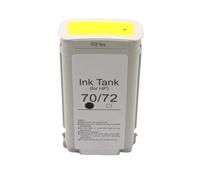 XGdEKA Compatible Ink Cartridge For 70 C9449A C9448A C9450A C9451A C9452A C9453A C9454A C9390A C9455A C9456A C9457A C9458A Plotter Models(Yellow)